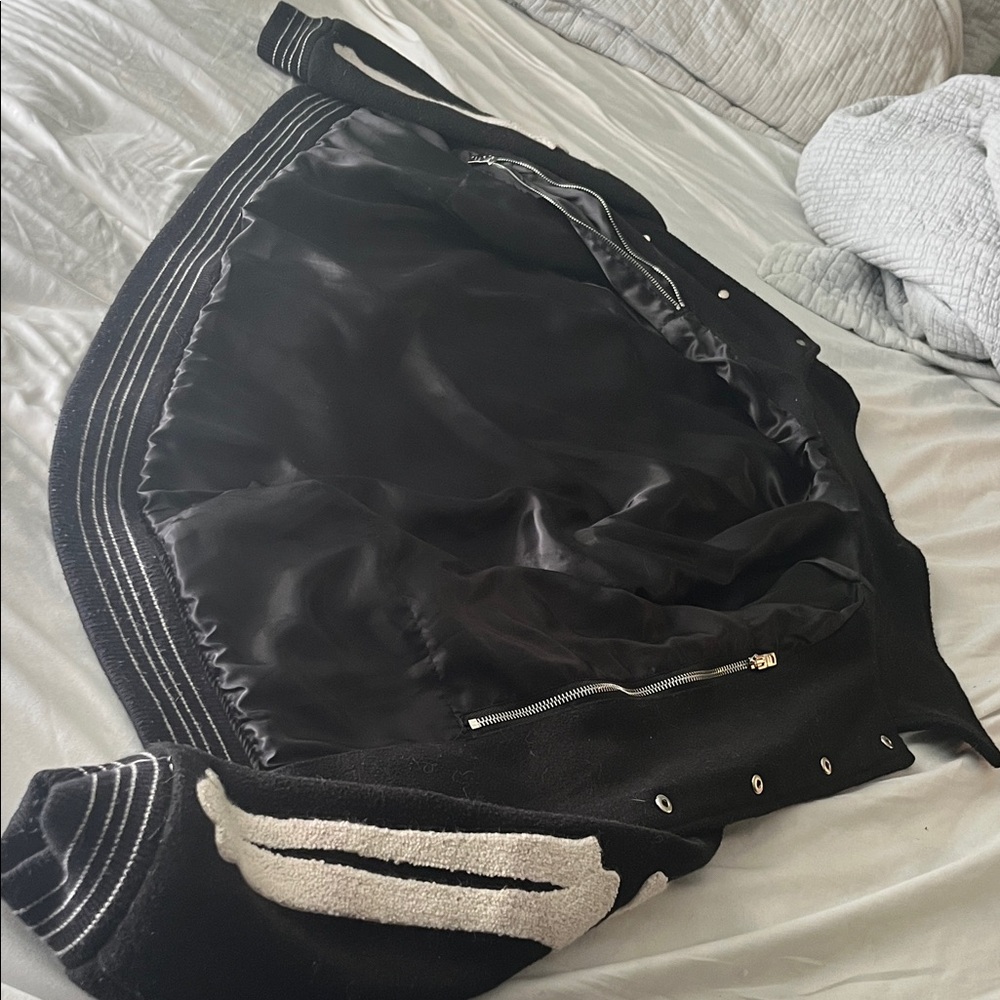 AMIRI Black Bomber Jacket